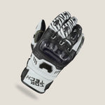 Arctiva Meridian Men’s Snow Gloves in Hi-Viz White/Black — Heat-pack pocket and visibility-enhanced Scotchlite reflective paneling