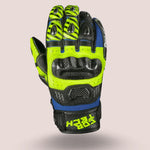 Arctiva Meridian Men’s Snow Gloves in Hi-Viz Yellow/Black — Heat-pack pocket and visibility-enhanced Scotchlite reflective paneling