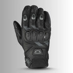 Cortech Men’s Manix ST leather motorcycle gloves with black design and knuckle protection for added safety and comfort.