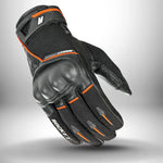 Joe Rocket Super Moto Motorcycle Gloves - Stylish Black and Orange Design for Maximum Comfort"
