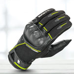 Joe Rocket Super Moto Motorcycle Gloves - Lightweight Design with Green Accents for Style and Safety
