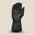 Scorpion EXO Tempest II Cold Weather Motorcycle Gloves - full view, black, waterproof, insulated Thinsulate, durable leather palm, reinforced knuckles, ideal for winter riding