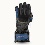 Close-Up of RST TracTech Evo 4 CE Gloves Palm Slider with black blue combination