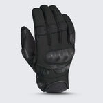 Black Scorpion Women’s Klaw II leather motorcycle gloves displayed on a white background