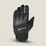 Women's Aero-Flo 2.0 Cortech motorcycle gloves back view light grey black with reinforced wrist design"