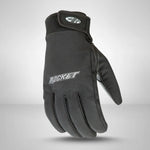 Back detail of Joe Rocket Crew Pro motorcycle gloves showing secure closure and breathable textile construction