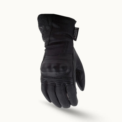 Highway 21 Women's Black Rose Cold-Weather Motorcycle Gloves