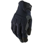 Black Z1R Mill D3O Motorcycle Gloves with knuckle protection and touchscreen compatible fingers