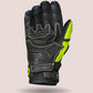 Arctiva Meridian Men’s Waterproof Snow Gloves displayed in Black and Hi-Viz Yellow — Dual color options for cold-weather riding
