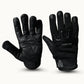 Caliber Men's Textile Motorcycle Gloves with Touch Capability