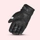 Cortech Men’s Manix ST leather motorcycle gloves in black with a comfortable wrist adjustment strap for a secure fit.