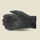 Highway 21 Jab Perforated Touch Screen Black Leather Motorcycle Gloves