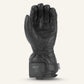 front view of Highway 21 Radiant heated motorcycle glove – premium black leather winter riding gear