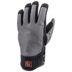 Tourmaster Storm Chaser men's gloves, back view showing secure hook and loop cuff closure.