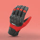 Red Joe Rocket Phoenix 5.1 Motorcycle Riding Gloves with Breathable Mesh and Armor 