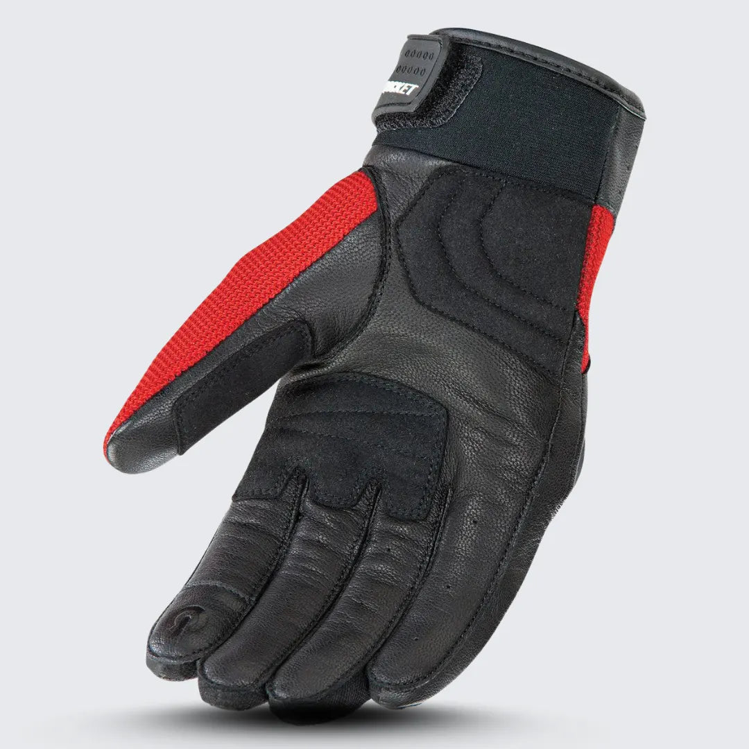 Joe Rocket Phoenix 5.1 Red Motorcycle Gloves with Touchscreen Compatibility