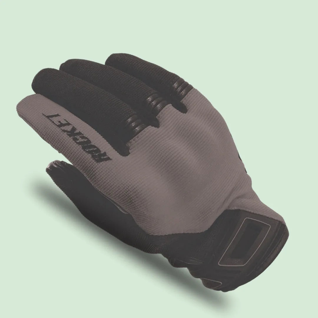 Joe Rocket Women’s Noble Motorcycle Gloves in Grey & Black with Durable Grip and Comfortable Fit
