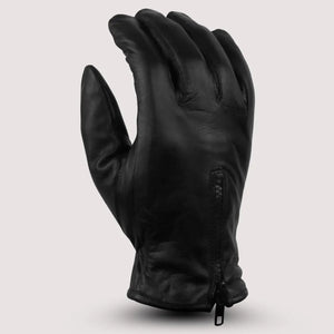 Back view of GL2054 leather riding gloves highlighting textured grip and ventilated leather thumb with zipper shop online at Mg Store