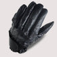 MG GL2091 Men black Gel Palm Leather driving gloves
