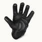 MG Mens Black Gel Palm Riding Leather Gloves