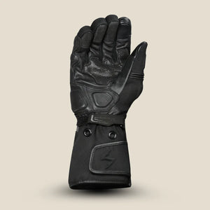 Scorpion EXO Tempest II Cold Weather Motorcycle Gloves - full view, black, waterproof, insulated Thinsulate, durable leather palm, reinforced knuckles, ideal for winter riding