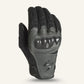 Scorpion EXO Vortex Air men’s gray & Black motorcycle glove with carbon fiber knuckle protector and perforated goatskin mesh design