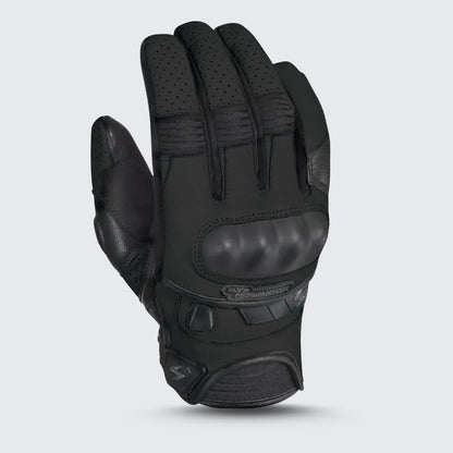 Black Scorpion Women’s Klaw II leather motorcycle gloves displayed on a white background