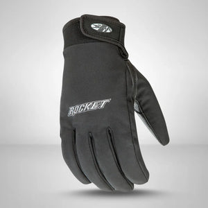 Back detail of Joe Rocket Crew Pro motorcycle gloves showing secure closure and breathable textile construction