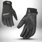 Joe Rocket Crew Pro men’s textile motorcycle gloves – breathable waterproof design with anti-slip fleece-lined palm